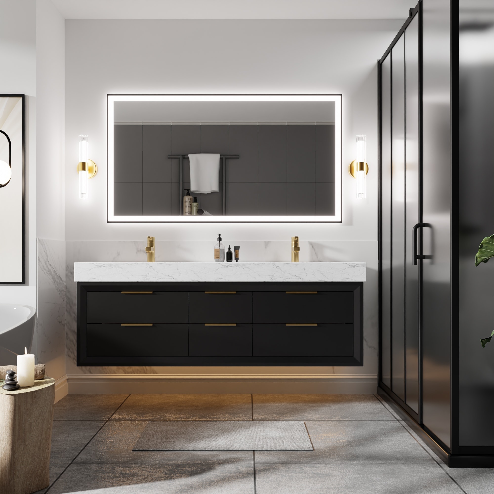 Double Bathroom Vanities - Bed Bath & Beyond